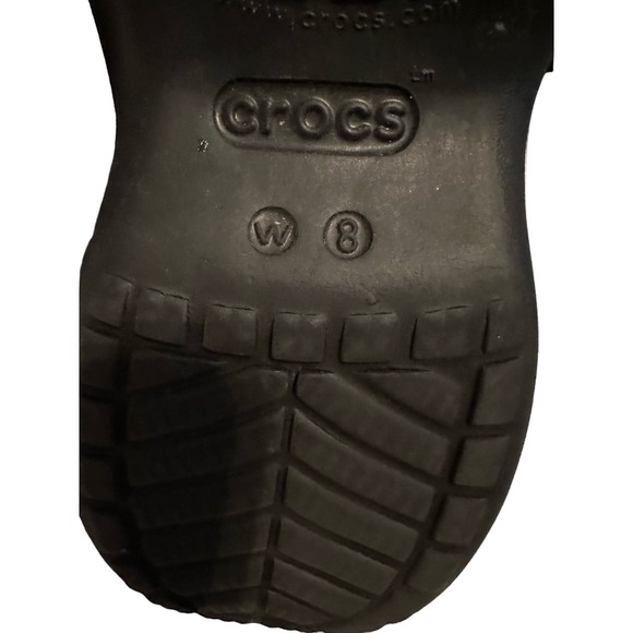 CROCS Classic Crush Platform Clogs Women’s Sz8 - Picture 6 of 10